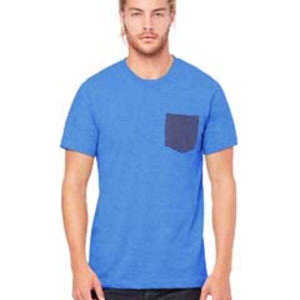 Bella + Canvas Men's Jersey Short-Sleeve Pocket T-Shirt 3021 Men's Jersey Short-Sleeve Pocket T-Shirt Thumbnail