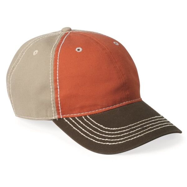 Washed Chino Cap with Contrast Stitching Thumbnail