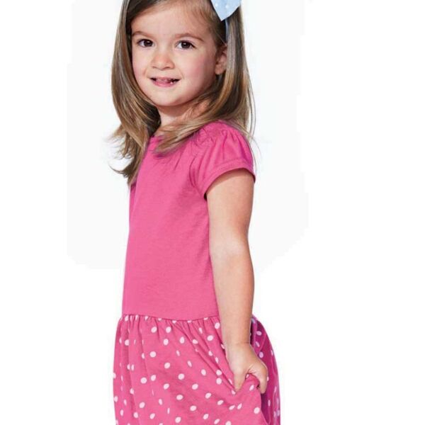 Rabbit Skins Toddler Baby Rib Dress 5323 Toddler Baby Rib Dress Thumbnail