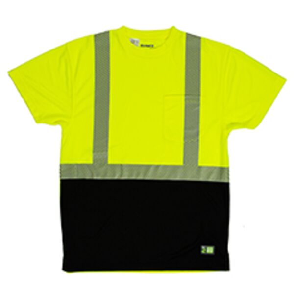Berne Apparel Unisex Hi-Vis Class 2 Color Blocked Pocket T-Shirt HVK017 Unisex Hi-Vis Class 2 Color Blocked Pocket T-Shirt Thumbnail
